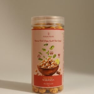 Sumewam Lime and Mint Makhana olive oil roasted front jar