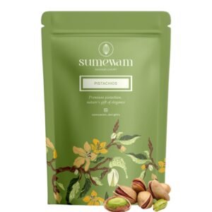 Sumewam premium pistachios front pack, salted pistachios
